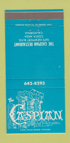 Matchbook Cover - Caspian Restaurant Costa Mesa CA 30 Strike