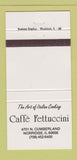 Matchbook Cover - Caffe Fettuccini Norridge IL 30 Strike
