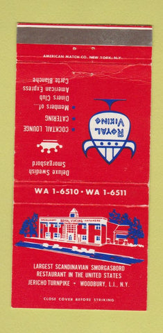 Matchbook Cover - Royal Viking Restaurant Woodbury LI NY WEAR 30 Strike