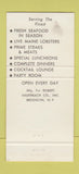 Matchbook Cover - George's Seafood Steak Brooklyn NY 30 Strike