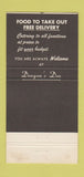 Matchbook Cover - Dragon's Den Chinese Food Brooklyn NY 30 Strike