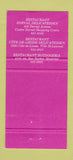 Matchbook Cover - Restaurant Mirage Montreal Dorval QC 30 Strike