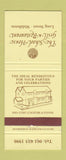 Matchbook Cover - School House Grill Middleton 30 Strike