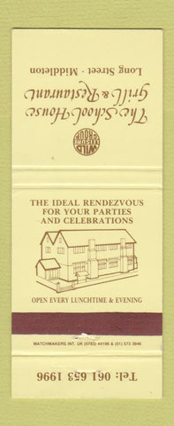Matchbook Cover - School House Grill Middleton 30 Strike