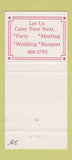 Matchbook Cover - Savoy Toronto ON restaurant 30 Strike
