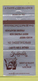 Matchbook Cover - Sheffields Restaurant  30 Strike