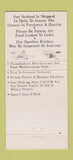 Matchbook Cover - Captain Cook's Seafood House Philadelphia PA 30 Strike