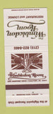 Matchbook Cover - Highpoint Racquet Club Chalfont PA 30 Strike