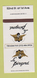 Matchbook Cover - Le Perigord New York City restaurant 30 Strike