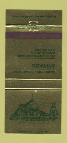 Matchbook Cover - Restaurant Antipasto Sainte Jovite QC 30 Strike