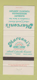 Matchbook Cover - Marconi's Steak Pasta Sudbury Mississauga Toronto ON 30 Strike