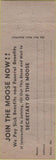 Matchbook Cover - Matchbook Cover Moose Lodge Lincoln NE