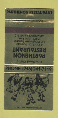 Matchbook Cover - Parthenon Restaurant Cleveland OH 30 Strike