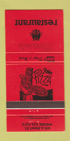 Matchbook Cover - Maria's Restaurant Pizza Canada 30 Strike