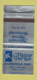 Matchbook Cover - Marina Del Isle Marblehead OH 30 Strike