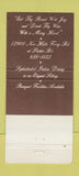 Matchbook Cover - La Rocca's Restaurant Italian 30 Strike