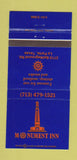 Matchbook Cover - Monument Inn La Porte TX 30 Strike