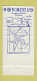 Matchbook Cover - Monument Inn La Porte TX 30 Strike