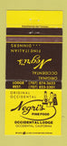 Matchbook Cover - Negri's Occidental Lodge CA 30 Strike