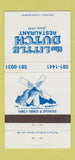 Matchbook Cover - Little Dutch Restaurant  30 Strike