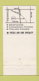 Matchbook Cover - Loui's Steak House Pizza 30 Strike
