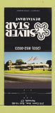 Matchbook Cover - Silver Star Restaurant Norwalk CT 30 Strike