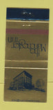 Matchbook Cover - Manchester Inn Middletown OH 30 Strike