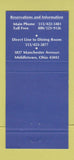 Matchbook Cover - Manchester Inn Middletown OH 30 Strike