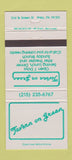 Matchbook Cover - Tavern on the Green Philadelphia PA 30 Strike