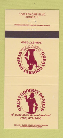 Matchbook Cover - Great Godfrey Daniels Skokie IL 30 Strike