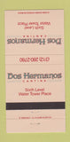 Matchbook Cover - Dos Hermanos Cantina 30 Strike