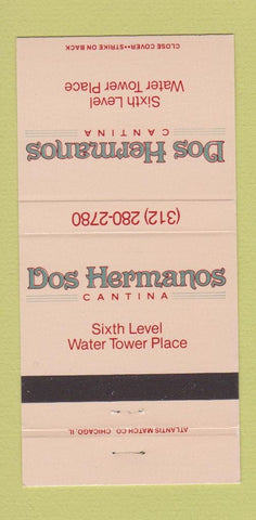 Matchbook Cover - Dos Hermanos Cantina 30 Strike
