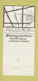 Matchbook Cover - Roma Cafe Detroit MI 1990 30 Strike