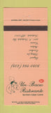 Matchbook Cover - Un Bacio Ristorante Italian Scotsdale AZ 30 Strike