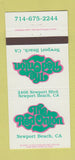 Matchbook Cover - Red Onion Newport Beach CA 30 Strike