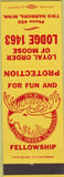 Matchbook Cover - Matchbook Cover Moose Lodge Two Harbors MN