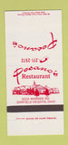 Matchbook Cover - Pesano's Garfield Heights OH 30 Strike
