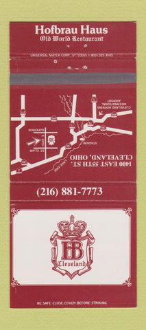 Matchbook Cover - Hofbrau Haus Cleveland OH 30 Strike