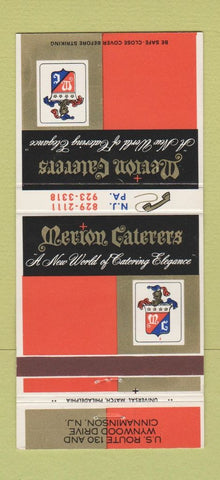 Matchbook Cover - Merion Caterers Cinnaminson NJ 30 Strike