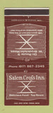 Matchbook Cover - Salem Crofs Inn West Brookfield MA 30 Strike