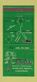 Matchbook Cover - Twin Oaks Restaurant Cranston RI 30 Strike