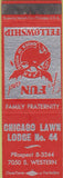 Matchbook Cover - Matchbook Cover Moose Lodge Chicago Lawn #44 IL