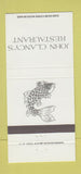 Matchbook Cover - John Clancy's Restaurant New York City 30 Strike