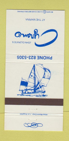 Matchbook Cover - John Oldrate's Cyrano 30 Strike