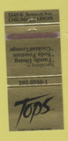 Matchbook Cover - Tops Restaurant Chicago IL 30 Strike