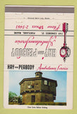 Matchbook Cover - Hay Peabody Ambulance Service Portland ME 40 Strike