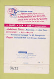 Matchbook Cover - Hay Peabody Ambulance Service Portland ME 40 Strike