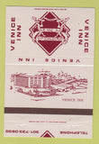 Matchbook Cover - Venice Inn Hagerstown MD CREASED 40 Strike