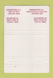 Matchbook Cover - Charlie Chiang's Chinese Washington DC WEAR 40 Strike