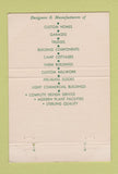 Matchbook Cover - Sterling Custom Homes Fond Du Lac WI 40 Strike